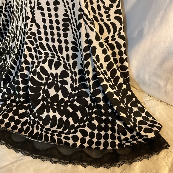 Alberto Makali skirt black white lace size 6 - Picture 2 of 8